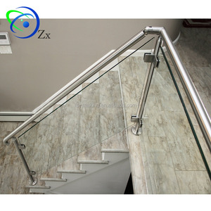 Clôture de garde-corps extérieur et intérieur, <span class=keywords><strong>balustrade</strong></span> en verre laminé et acier inoxydable 304/316, <span class=keywords><strong>balustrade</strong></span> accessoire vestibule - Product Image 4