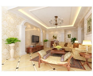 วอลเปเปอร์ติดผนังลายภาพนูน 3 มิติ สไตล์ยุโรป กันน้ำ สำหรับตกแต่งบ้าน - Product Image 4