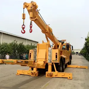 Çİn 30 ton çekme tamirci kamyon, 8x4 bir asansör iki tamirci rotator 30 tons tow kamyon