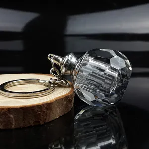 Dầu Thủy Tinh Độc Đáo Chai Nước Hoa Rỗng Keychain Cho Pha Lê Quà Tặng Trở Lại Đám Cưới