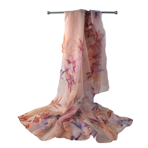 Foulard hijab <span class=keywords><strong>en</strong></span> <span class=keywords><strong>soie</strong></span> peint bloc à la main, accessoires de mode, foulards peints style indien pour dames - Product Image 2