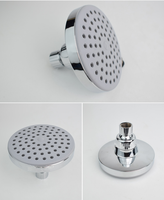 Ensemble de douche moderne en ABS chromé poli avec mitigeur à levier unique et robinet de douche à effet pluie en céramique – Très populaire