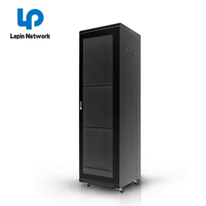 ningbo lepin supplier hot sell cold wind channel a server data cabinet 27u black communication 19u sever rack cabinet price