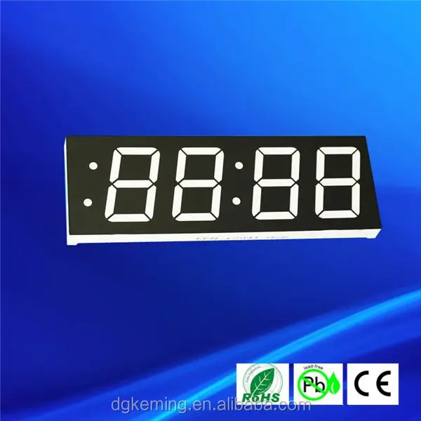 1.2 inch 7 segment clock led display 4 digit 7 segment led display factory