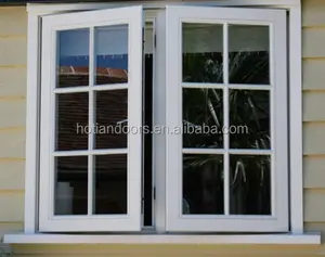 トップグレード人気デザイン水平白いカーテンフィリピン二重ガラス窓