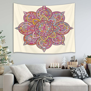 Arazzo OEM personalizzato psichedelico/macrame/gobelin/aubusson/mappa del mondo/stile della boemia arazzo - Product Image 3