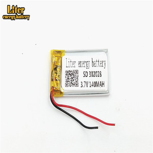 302028 battery rechargeable 3,7 V 140 mAh lithium ion polymer Battery lipo - Product Image 3