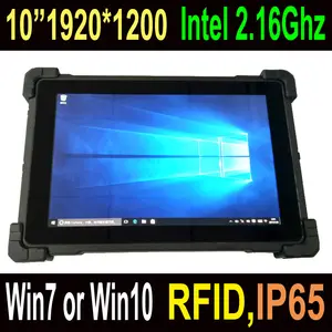 MOINS CHER Usine windows 7 OS 4G DDR 32G SSD 10 pouces industrielle tablet pc avec RS485 ou RS232 port Série comprimés