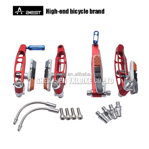 เบรกจักรยานแบบวีเบรก AEST, แขนเบรกปรับระยะได้ยาว, ผ้าเบรกจักรยานแบบวีเบรก - Product Image 1