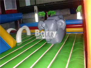 Nhà máy thiết kế mới rừng voi <span class=keywords><strong>Inflatable</strong></span> <span class=keywords><strong>Bouncer</strong></span> nhảy lâu đài thương mại sân chơi bơm hơi để bán - Product Image 5