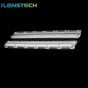 Ilenstech lente linear de 40mm, lente led fresnel 2525 3528 3535 3030 / led lente óptica