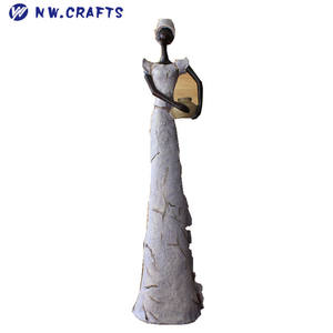 <span class=keywords><strong>Figurine</strong></span> de poupée Geisha fille japonaise, en résine directe, bon marché, 20 cm - Product Image 5