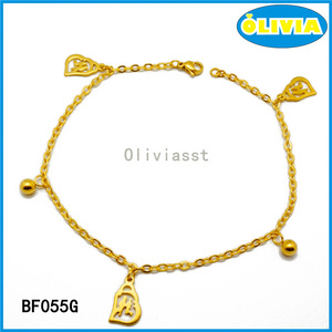 Popular diseño simple olivia hace <span class=keywords><strong>en</strong></span> china de metal brillante cadena chica pulsera de plata - Product Image 6