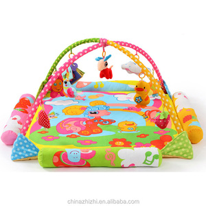 <strong>Crawling</strong> Kick <strong>Toys</strong> for Sale Wholesale Children Gifts Musical Fabric Plush Green Monkey Kids Play Mats Babies with Hanging <strong>Toys</strong> - Product Image 6