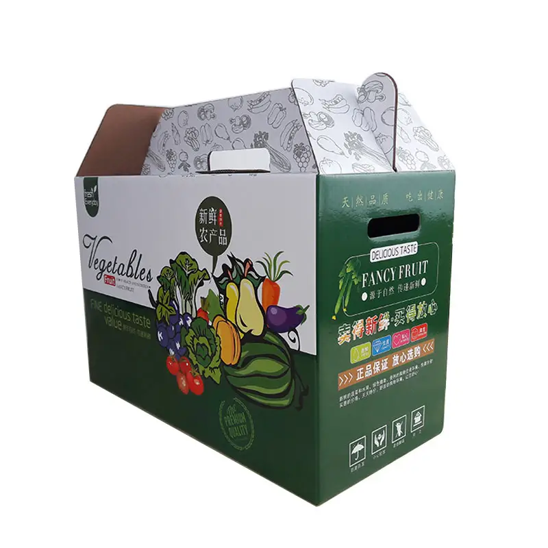 段ボール果物と野菜のカートンボックスカスタムフルーツギフトボックス包装