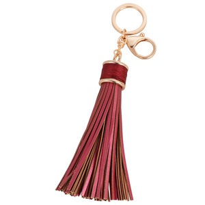 <span class=keywords><strong>Porte</strong></span>-<span class=keywords><strong>clés</strong></span> en <span class=keywords><strong>cuir</strong></span> avec <span class=keywords><strong>pompon</strong></span>, sac cadeau pour filles, en métal doré, suspendu, nouvelle mode coréenne, meilleure vente - Product Image 3