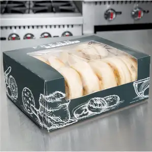 Auto-Popup Fenster Kuchen/Bäckerei/Donut Box mit frischem Druck Design