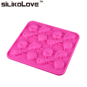 Molde de <span class=keywords><strong>Chocolate</strong></span> personalizado 3D, molde de silicona con forma de concha para comida de mar - Product Image 5
