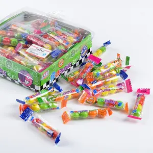 Roll shaped xylitol stick bubble gum