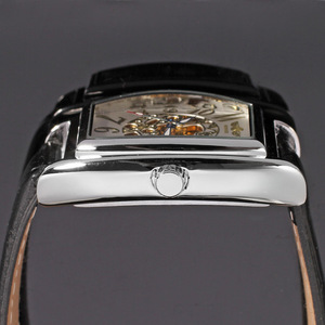 Vincitore automatico Orologi Delle Donne di Modo di Forma Quadrata Meccanico Automatico Analogico Display del Cuoio Dell'annata Delle Signore Dell'annata Della Vigilanza - Product Image 5