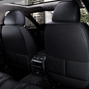 Funda completa <span class=keywords><strong>de</strong></span> cuero para asiento <span class=keywords><strong>de</strong></span> <span class=keywords><strong>coche</strong></span>, <span class=keywords><strong>Protector</strong></span> para asiento <span class=keywords><strong>de</strong></span> <span class=keywords><strong>coche</strong></span>, 4 estaciones, 5D - Product Image 4