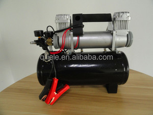 Máy nén khí ô tô 8 Bar <span class=keywords><strong>12V</strong></span>, bộ dụng cụ bơm lốp xe 4x4, bơm hơi di động có bình chứa 8L - Product Image 5