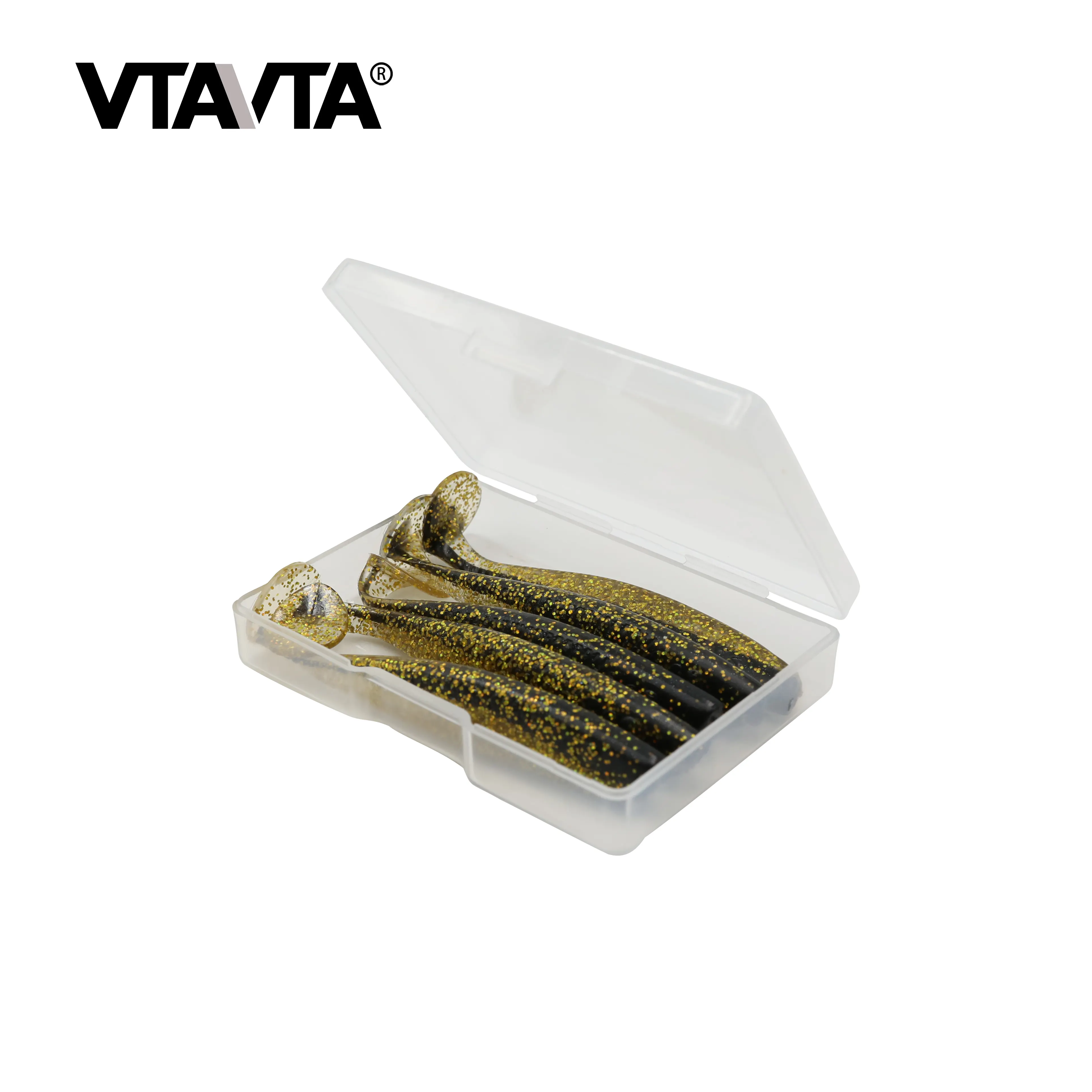 VTAVTA 7.2cm 5.2g Paladin 3 색 40mm 1g 소프트 라운드 테일 인공 플라스틱 낚시 미끼
