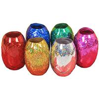 Ruban en plastique pour ballon, 50 pièces, personnalisé pour noël, ruban décoratif en forme d'étoile métallique, œuf de cadeau, vente en gros