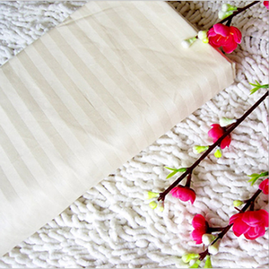 南通ホテルリネン綿100% シート40s * 40s250TCストライプ生地ホテル寝具用40s * 40s 250TC - Product Image 2