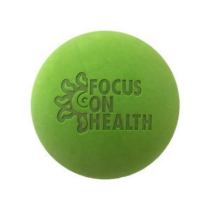 Boule de massage en Silicone, logo personnalisé en soie, ciselure nqa pour massage