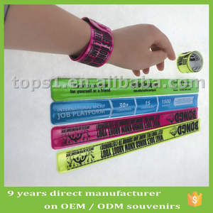 Popular SLAP brazalete evento deporte PVC complemento reflexivo pulsera Copa Mundial pulsera bofetada - Product Image 6