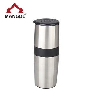 Cáscara de acero inoxidable de cerámica Molino de Café Manual para viajar o acampar - Product Image 1
