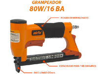 Agrafeuse pneumatique professionnelle, couronne 1/2 '', calibre 21, 6-16mm, pistolet agrafeur à air BeA 380/16 420