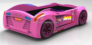 Puluz — lit auto de course pour enfants, meubles de chambre à coucher pour garçons et filles, Bugatti ti - Product Image 6