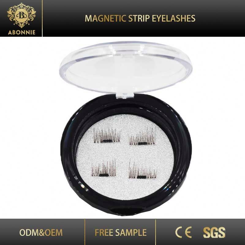 5% Magnétique Réduits Cils 3d Synthétique Faux Cils Avec Un Emballage Personnalisé