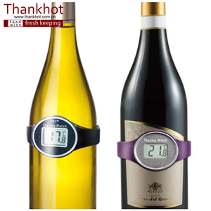 Bonne qualité cadeau D'affaires Vin suivre Vin refroidisseur bouteille thermomètre - Product Image 1
