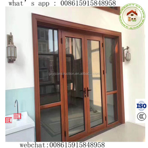 Caliente-venta Precio de aluminio francés <span class=keywords><strong>puerta</strong></span> hecha en foshan - Product Image 1