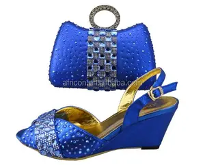 W336 الأزرق جديد وصول 2015 الأفريقية مثير سبايك عالية الكعب sapatos femininos zapatos موهير أحذية الزفاف المرأة مضخات