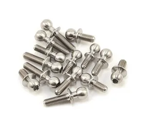 Custom made stainless steel & brass ball head screw with socket torx drive