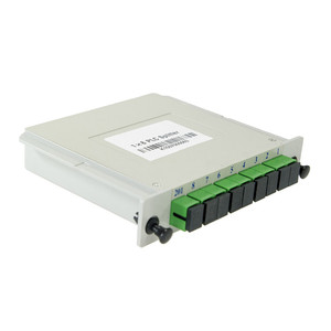 SC/APC SC/UPC Plug-in Sợi Quang Splitter 1x8 1*8 PLC Splitter LGX Cassete Mô-đun Hộp - Product Image 1