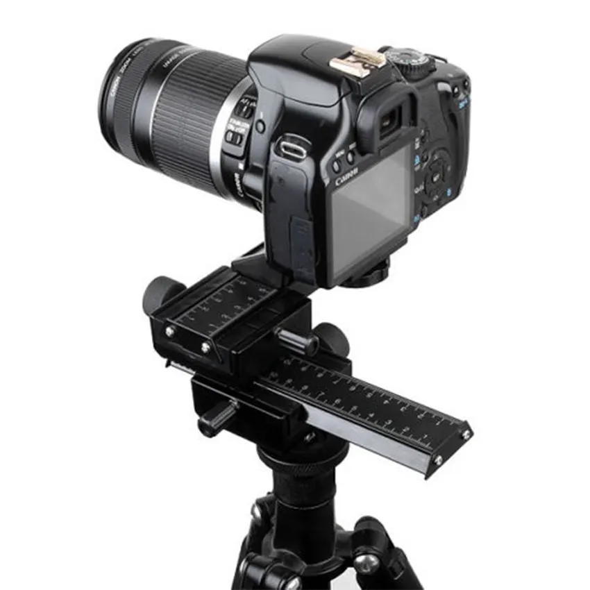 Bán Sỉ Hot Bán Tập Trung Rail 4 Way Macro Slider Đối Với Canon Nikon DSLR Máy Ảnh