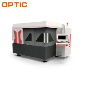 Mini precisión CNC fibra láser de corte de metal precio de la máquina con motor lineal guía