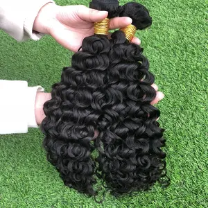 High Quality 8A Brazilian Virgin Remy Malaysian Curly Hair Weave for black women
