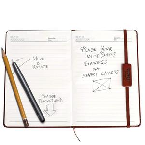 Cuaderno <span class=keywords><strong>de</strong></span> cuero <span class=keywords><strong>de</strong></span> negocios con <span class=keywords><strong>banda</strong></span> elástica A5 - Product Image 5