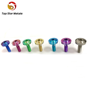 Titst đường kính 16mm M6 * 20 bu lông Titan cho xe máy đua <span class=keywords><strong>Torx</strong></span> đầu vít titan grade5 - Product Image 2