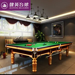 Jianying profesyonel uluslararası yüksek kalite standart açık kayrak yıldız Snooker masası