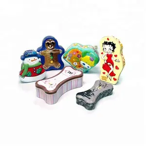 कुत्ते हड्डी टिन/कुत्ते का इलाज पैकेजिंग आपूर्ति/हड्डी के आकार का tins - Product Image 1