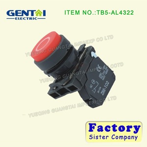 Interruptor de botón pulsador de retorno de resorte alternativo rojo de alta calidad - Product Image 4