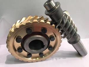 Ingranaggi a vite senza fine OEM ottone acciaio inossidabile ruota a vite senza fine e set di ingranaggi fornitori per riduttore di velocità