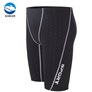 Pantalones PBT transpirables para <span class=keywords><strong>hombre</strong></span>, mallas deportivas ajustadas, pantalones cortos de baño Jammer para competición, 100% poliéster - Product Image 5